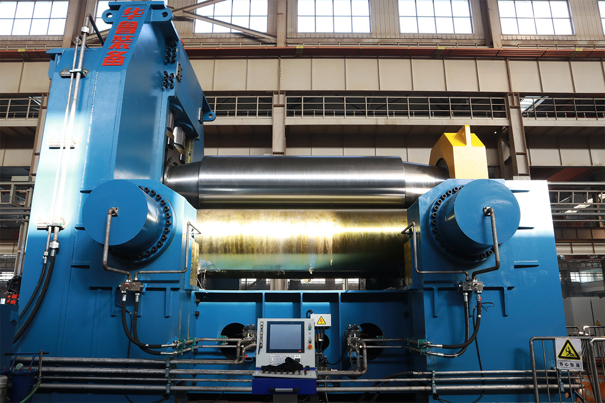WS11KY-260×4200 CNC three-roller plate rolling machine