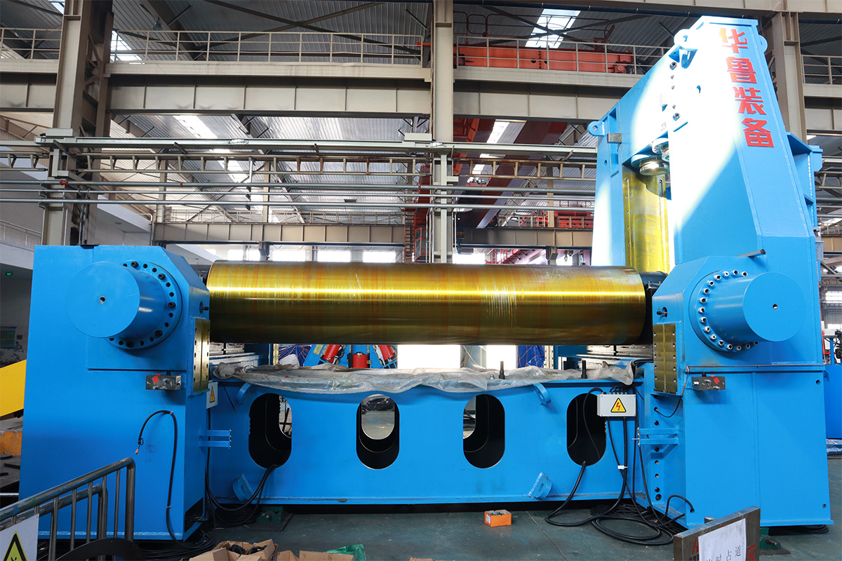 WS11KY-160×3500 CNC three-roller plate bending machine