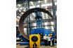 WS11KY-150 × 3500 wind power CNC three-roller plate bending machine-Hualu Equipment